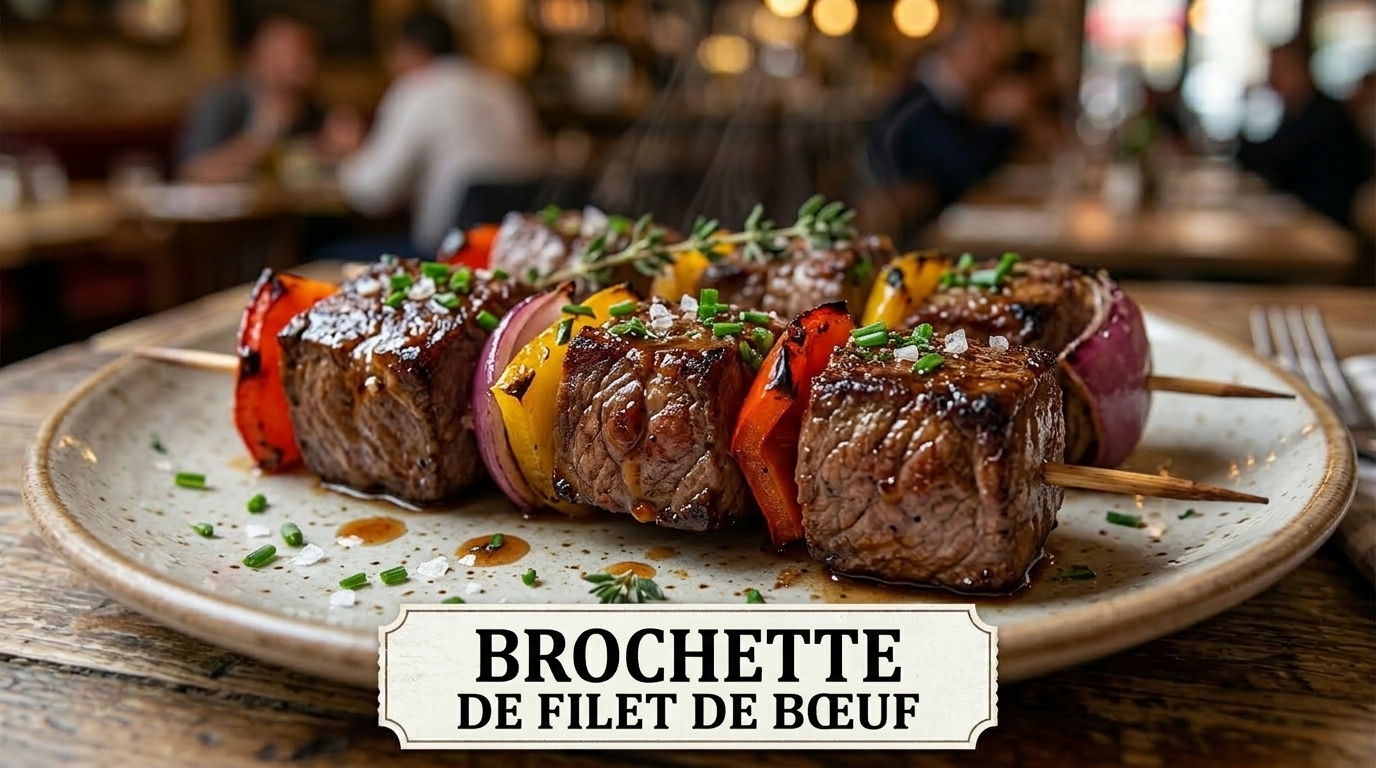 Brochette de filet de bœuf