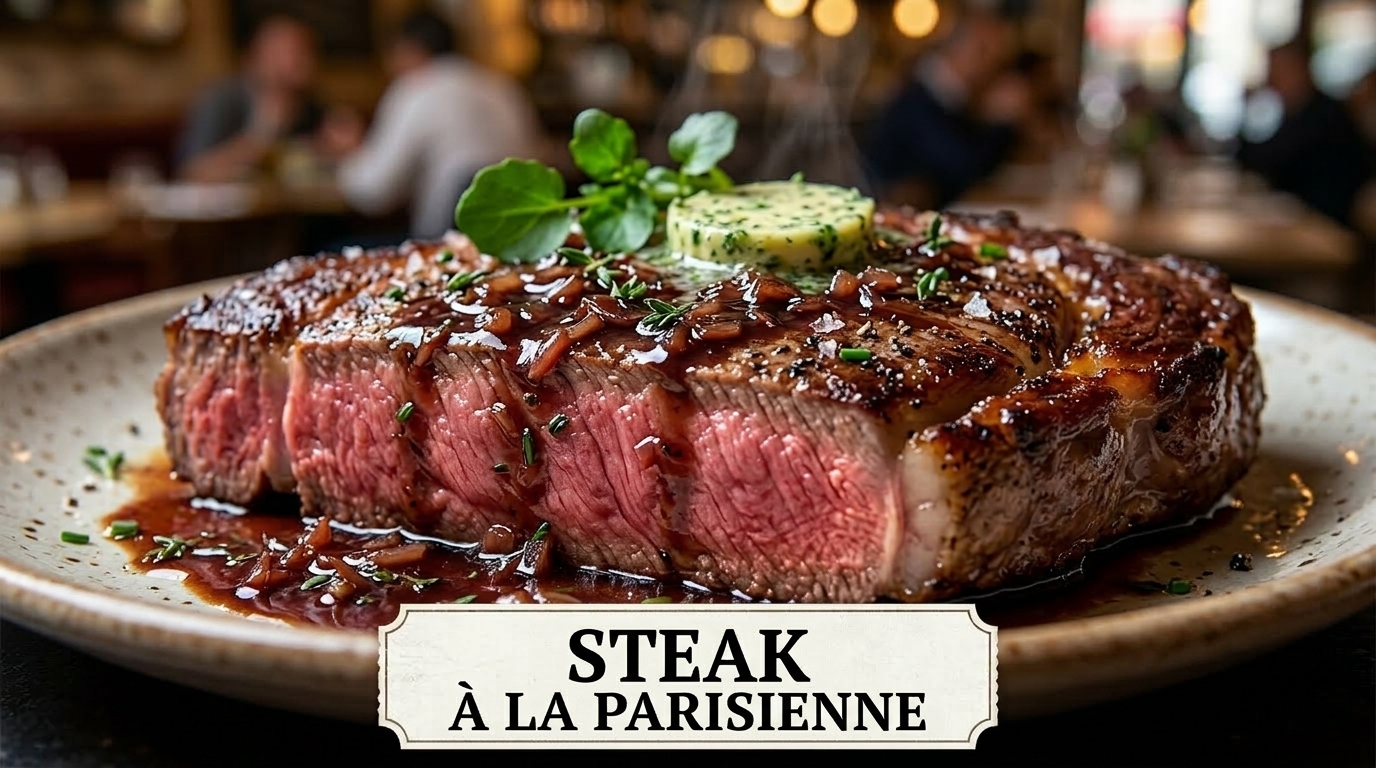 Steak à la parisienne