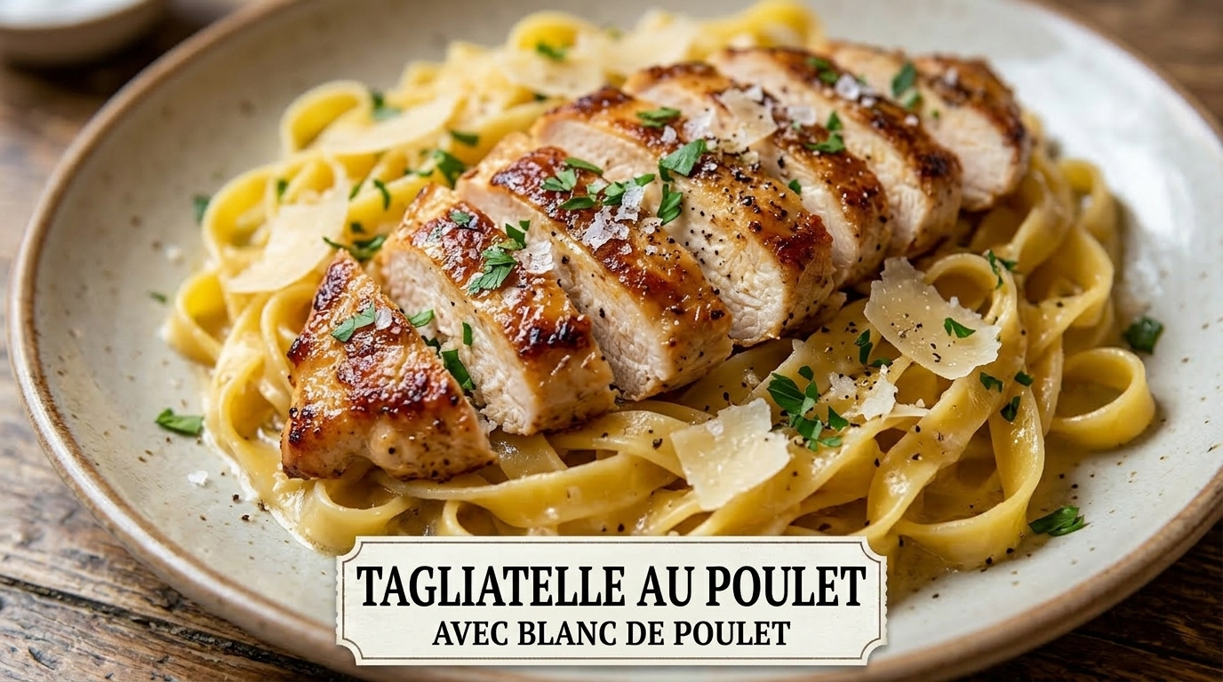 Tagliatelle au blanc de poulet